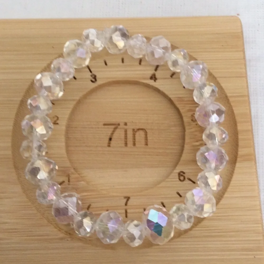 Iridescent Beaded Bracelet